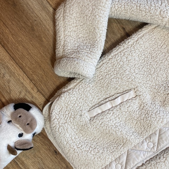 Abercrombie & Fitch Soft Collection Teddy Sherpa Jacket - Picture 3 of 8